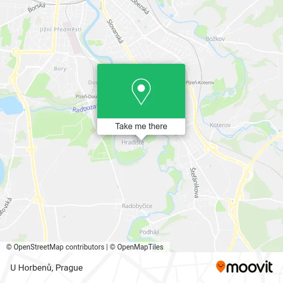 Карта U Horbenů