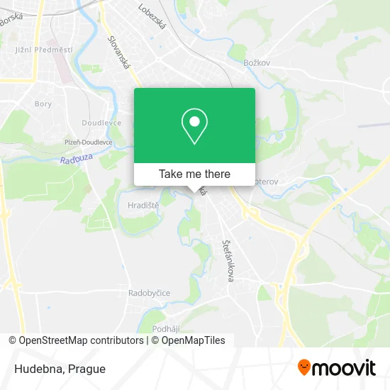 Карта Hudebna