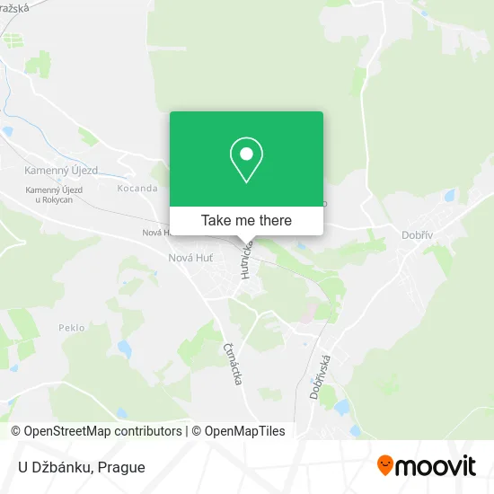 Карта U Džbánku