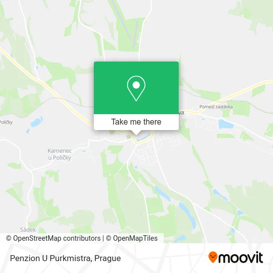 Карта Penzion U Purkmistra