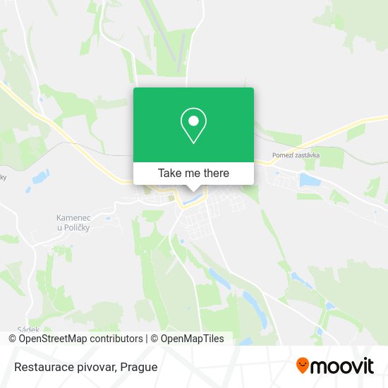 Карта Restaurace pivovar
