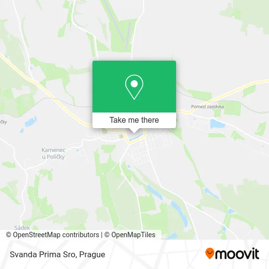 Карта Svanda Prima Sro