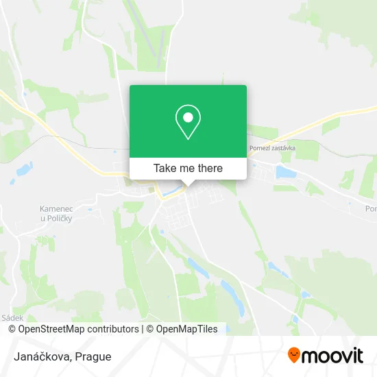 Карта Janáčkova