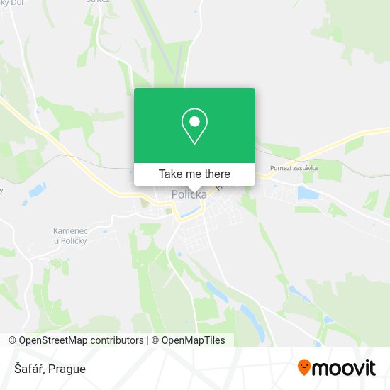 Карта Šafář