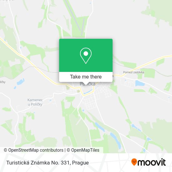 Карта Turistická Známka No. 331
