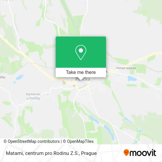 Карта Matami, centrum pro Rodinu Z.S.