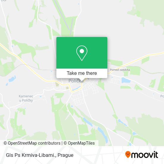 Карта Gls Ps Krmiva-Libami.