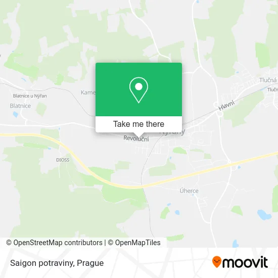 Карта Saigon potraviny