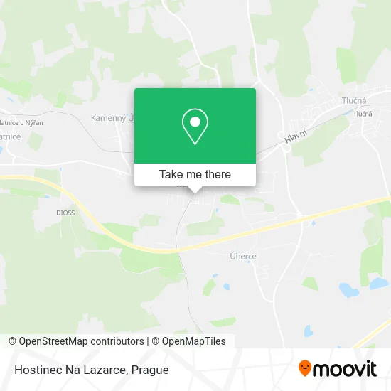 Карта Hostinec Na Lazarce