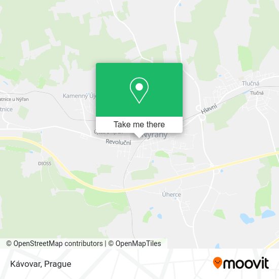 Карта Kávovar