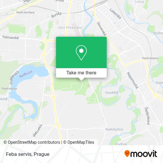 Карта Feba servis