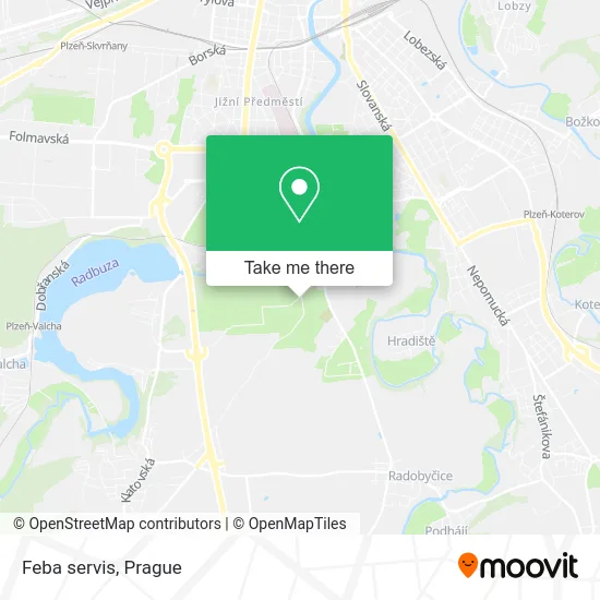 Карта Feba servis