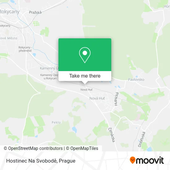 Карта Hostinec Na Svobodě