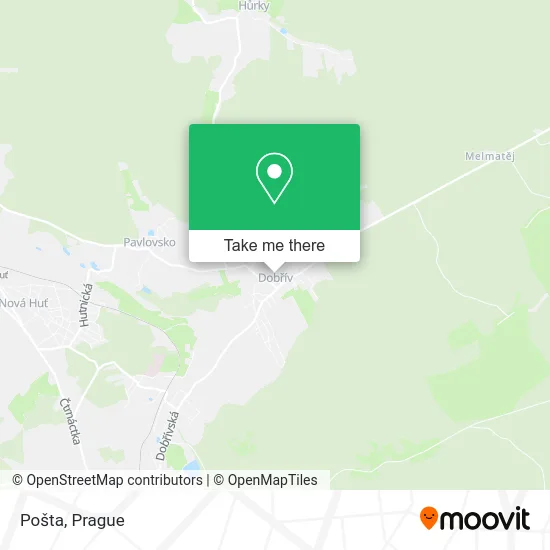 Карта Pošta