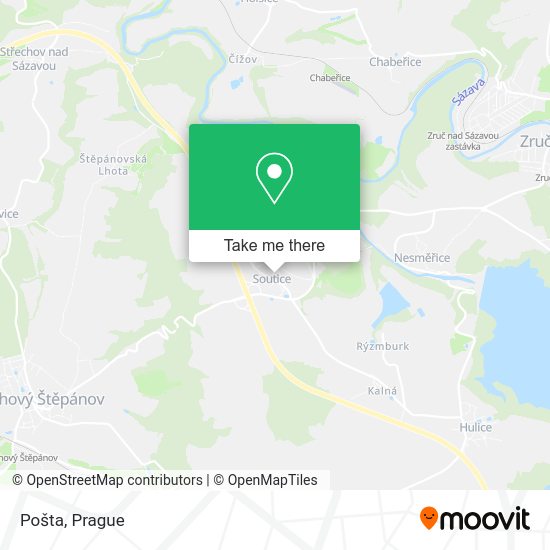 Карта Pošta