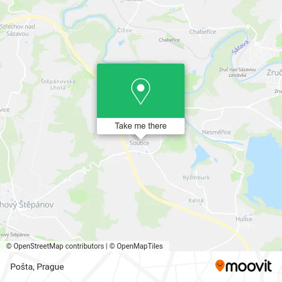 Карта Pošta