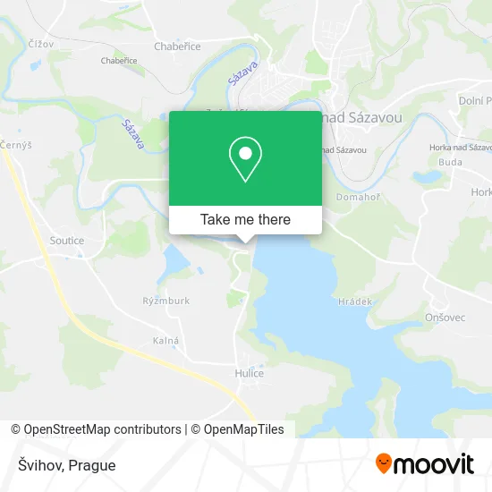 Карта Švihov