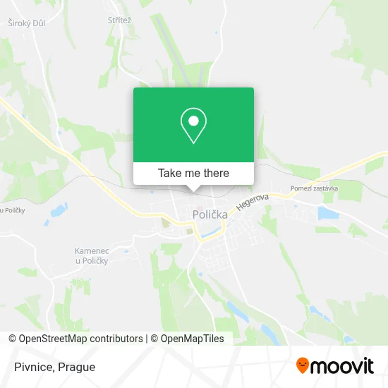 Pivnice map