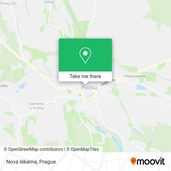 Карта Nová lékárna