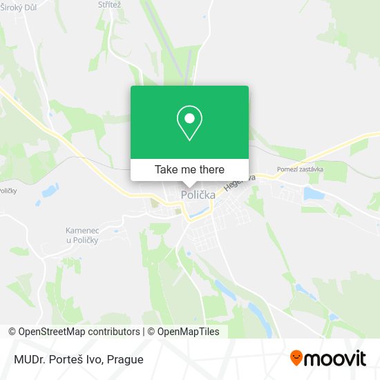 Карта MUDr. Porteš Ivo