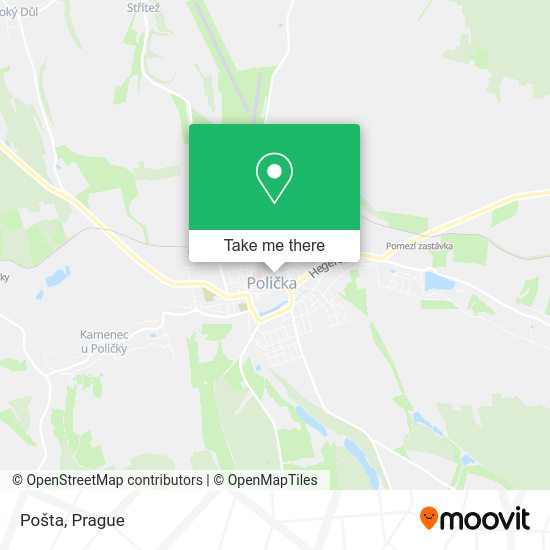 Карта Pošta