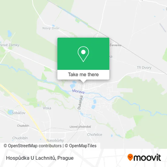 Карта Hospůdka U Lachnitů