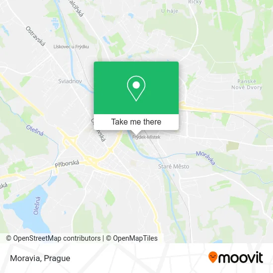 Карта Moravia