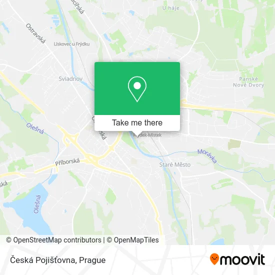 Карта Česká Pojišťovna