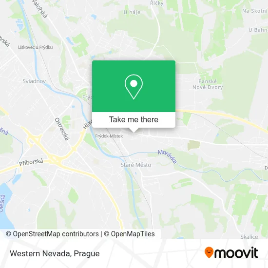 Карта Western Nevada