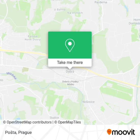 Карта Pošta