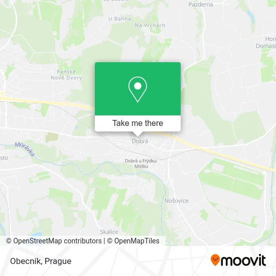 Карта Obecník