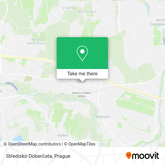 Карта Středisko Doberčata