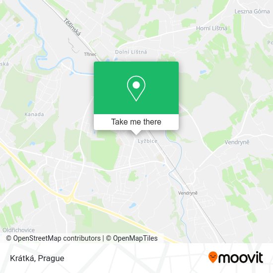 Карта Krátká