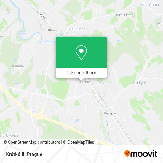 Карта Krátká II