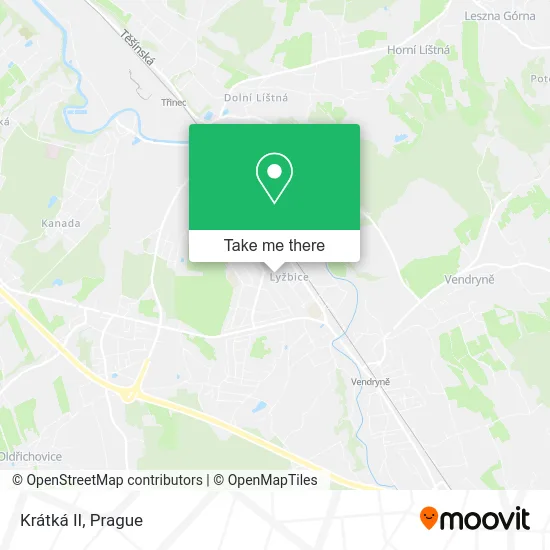 Карта Krátká II