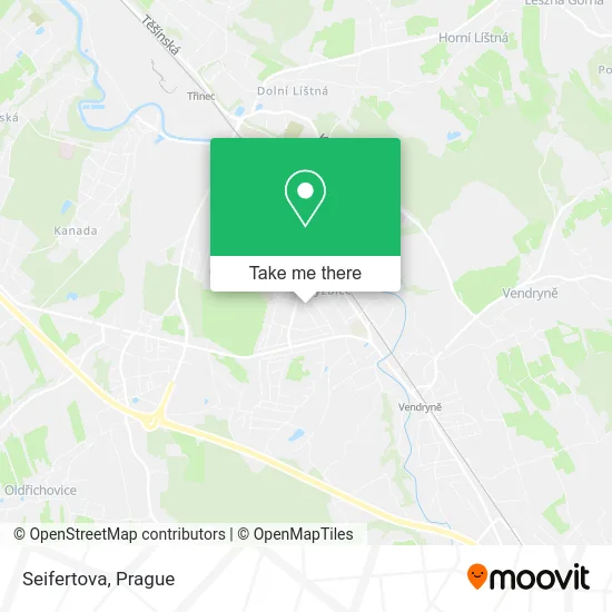 Карта Seifertova