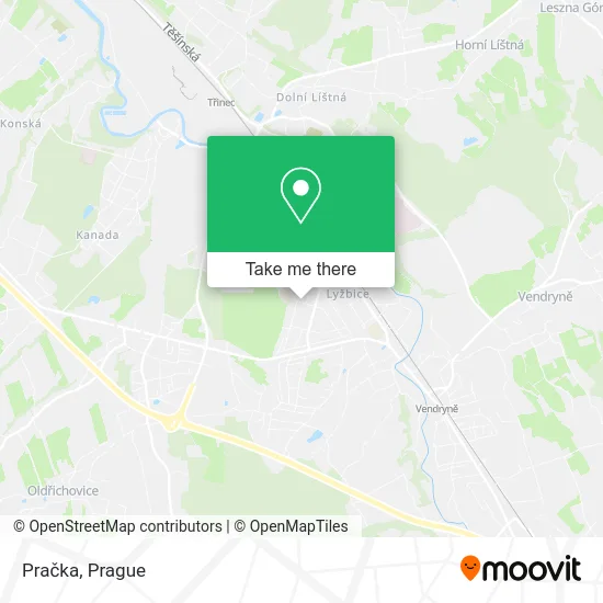 Карта Pračka