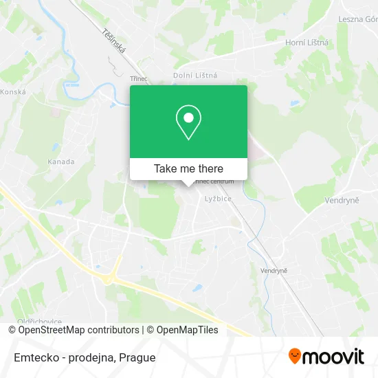 Карта Emtecko - prodejna