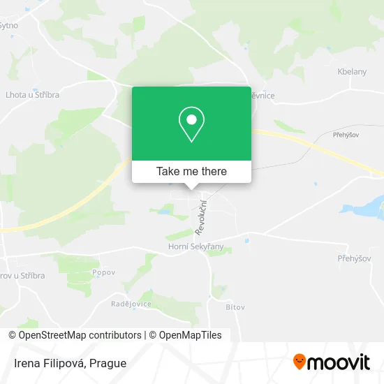 Карта Irena Filipová