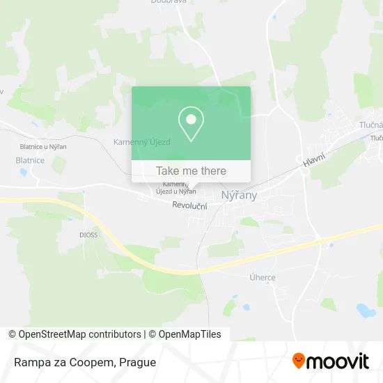 Rampa za Coopem map