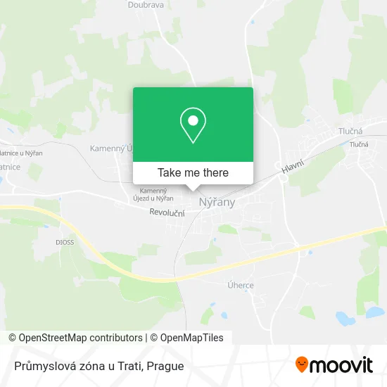 Карта Průmyslová zóna u Trati