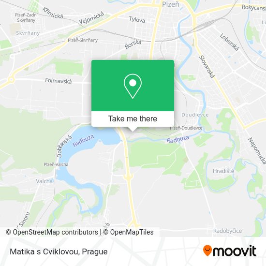Карта Matika s Cviklovou