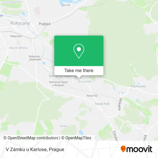 Карта V Zámku u Karlose