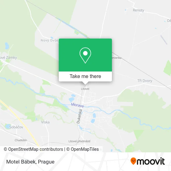 Карта Motel Bábek