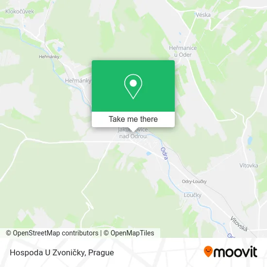 Карта Hospoda U Zvoničky