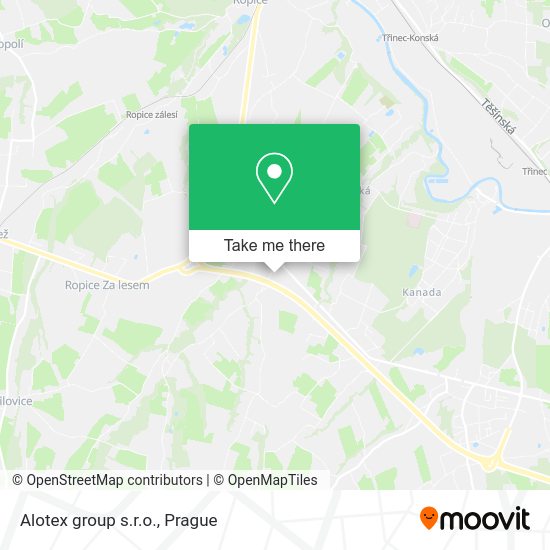 Карта Alotex group s.r.o.