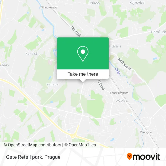 Карта Gate Retail park