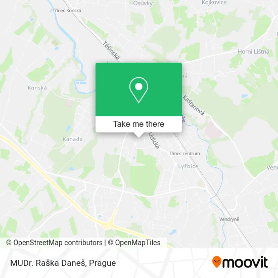 MUDr. Raška Daneš map