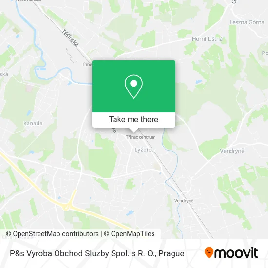 Карта P&s Vyroba Obchod Sluzby Spol. s R. O.