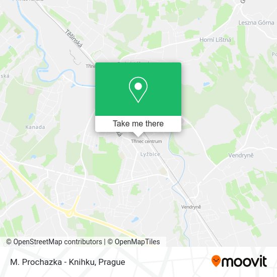 Карта M. Prochazka - Knihku